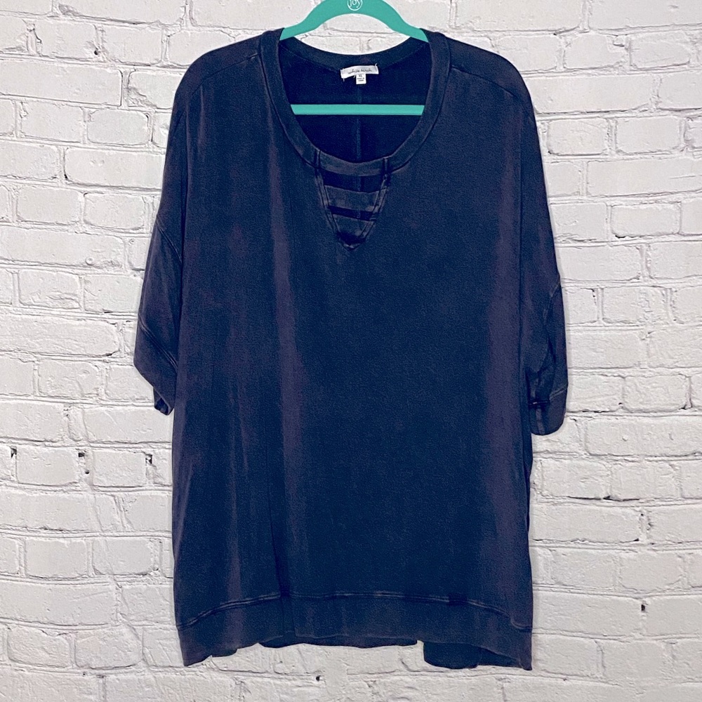 XL White Birch oversized light weight sweater material